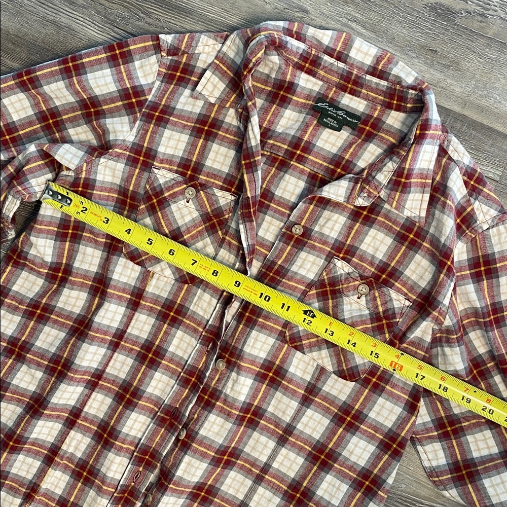 LAST CHANCE! EUC EDDIE BAUER Plaid Shirt L